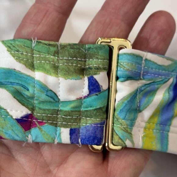 TIME & TRU Tropical Print Swimsuit Bikini Top Women 3X (24W-26W) Adjustable NEW - Picture 9 of 15